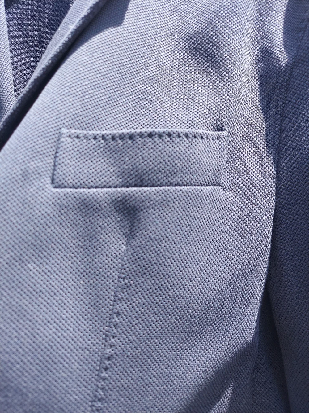 Quince Cotton Pique Knit Navy Blue Blazer Sports Coat Men Size Medium NWT Formal - Picture 9 of 14